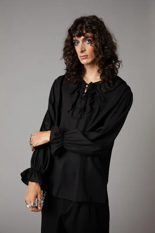 Big Top Long Sleeve Shirt Casual Button-Down Short Shirt