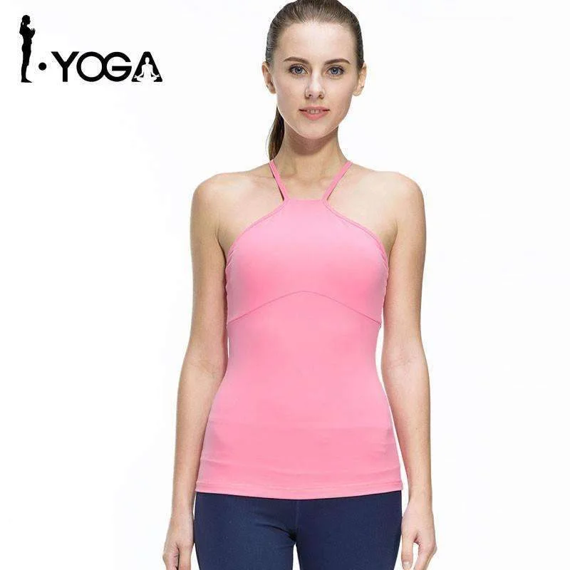 Fitness Women Sleeveless Shirts Jogging Vest Gym Sports Running Clothes Tight Yoga Top with Breathable Quick Dry Spandex Classic Short Sleeve Blouse Fitness Women Sleeveless Shirts Jogging Vest Gym Sports Running Clothes Tight Yoga Top with Breathable Quick Dry Spandex Classic Short Sleeve Blouse