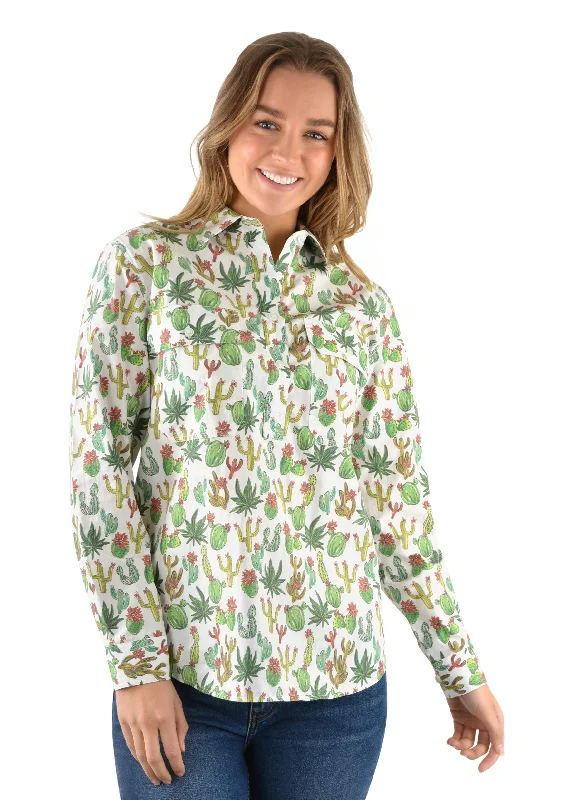 Hard Slog Ladies Tandy Half Placket L/S Shirt - H2W2101051 Stylish Split-Hem Short Shirt Hard Slog Ladies Tandy Half Placket L/S Shirt - H2W2101051 Stylish Split-Hem Short Shirt