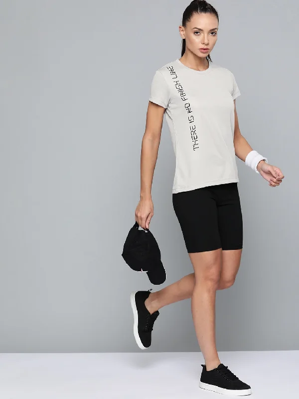 HRX By Hrithik Roshan Running Women Wet Weather Rapid-Dry Typography Tshirts Stylish Short Sleeve Top HRX By Hrithik Roshan Running Women Wet Weather Rapid-Dry Typography Tshirts Stylish Short Sleeve Top