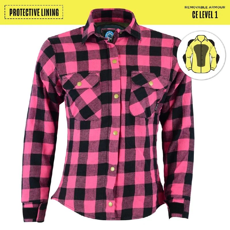 Johnny Reb Womens 'waratah' Plaid Protective Shirt - Reinforced With Protective- Fibre-JRS10004 Cozy Plain Short Sleeve Johnny Reb Womens 'waratah' Plaid Protective Shirt - Reinforced With Protective- Fibre-JRS10004 Cozy Plain Short Sleeve