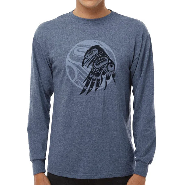Native Northwest Long Sleeve Raven Moon Shirt By Allan Weir Comfortable Graphic Short Sleeve Native Northwest Long Sleeve Raven Moon Shirt By Allan Weir Comfortable Graphic Short Sleeve