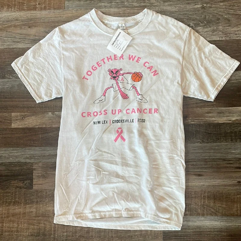 Cancer Basketball New Lex white short sleeve shirt size adult small Comfortable Short Sleeve Tunic Cancer Basketball New Lex white short sleeve shirt size adult small Comfortable Short Sleeve Tunic