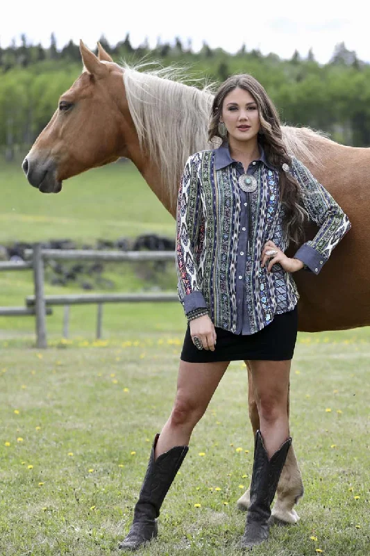 Vintage Collection Maya Western Shirt Modern Fit Short Sleeve