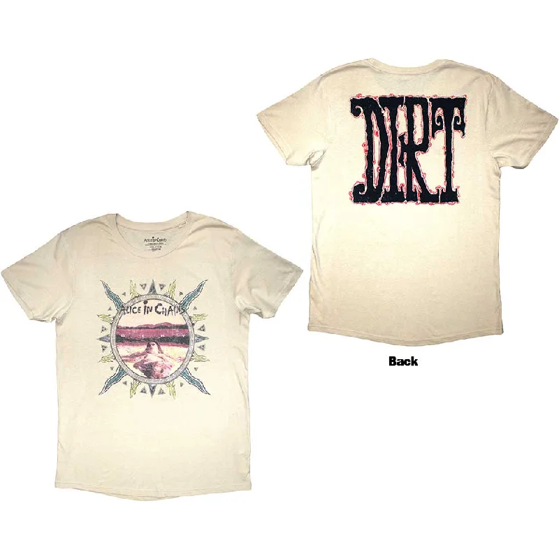 Alice In Chains | Official Band T-Shirt | Dirt (Back Print) Mesh Fabric Canvas Fabric Denim Fabric Alice In Chains | Official Band T-Shirt | Dirt (Back Print) Mesh Fabric Canvas Fabric Denim Fabric