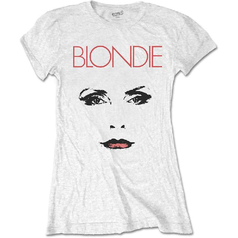 Blondie Ladies T-Shirt: Staredown Seamless Knitted Crochet