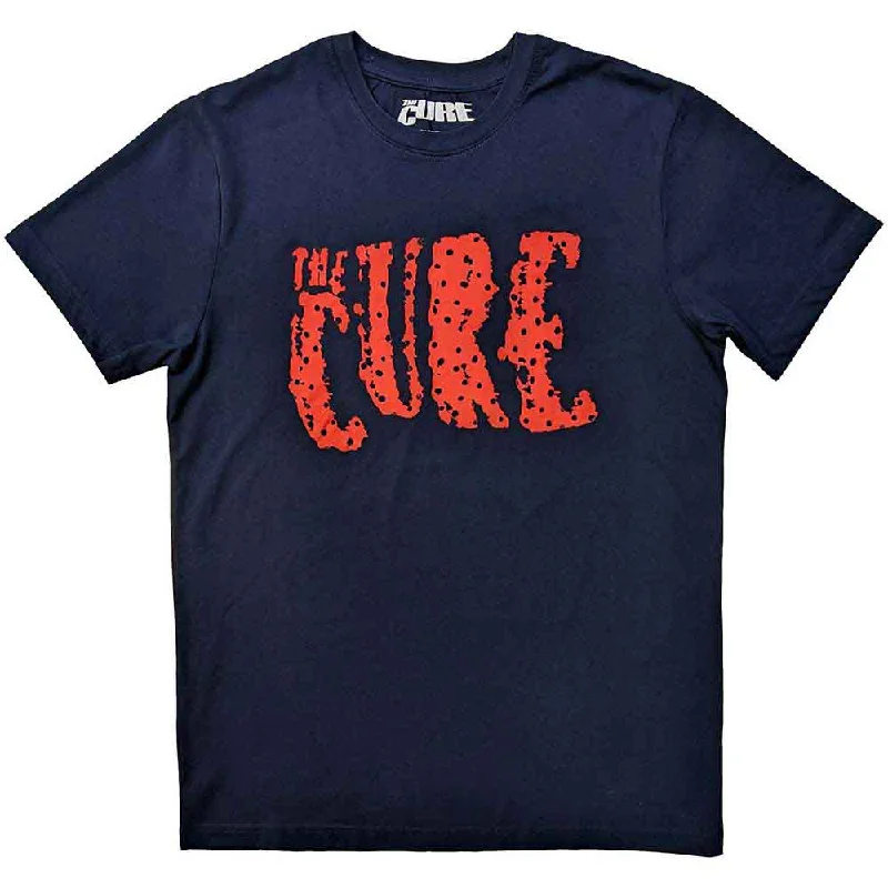 The Cure | Official Band T-Shirt | Logo Front Pockets Side Pockets Patch Pockets