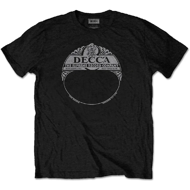Decca Records | Official Band T-Shirt | Supreme Label Lace Blend Ribbed Blend Corduroy Blend