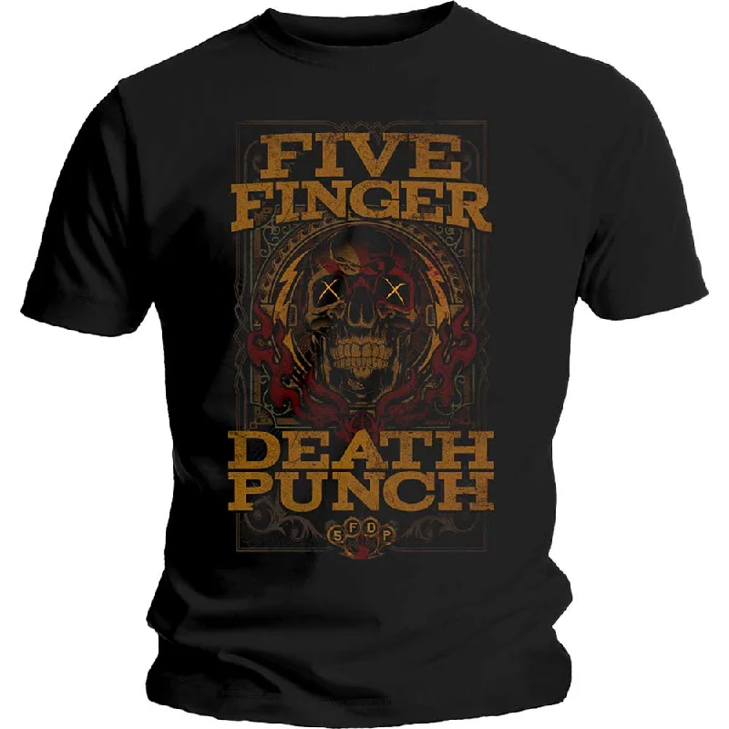 Five Finger Death Punch | Official Band T-Shirt | Wanted Thin T-Shirt Open Front Quick Dry Five Finger Death Punch | Official Band T-Shirt | Wanted Thin T-Shirt Open Front Quick Dry