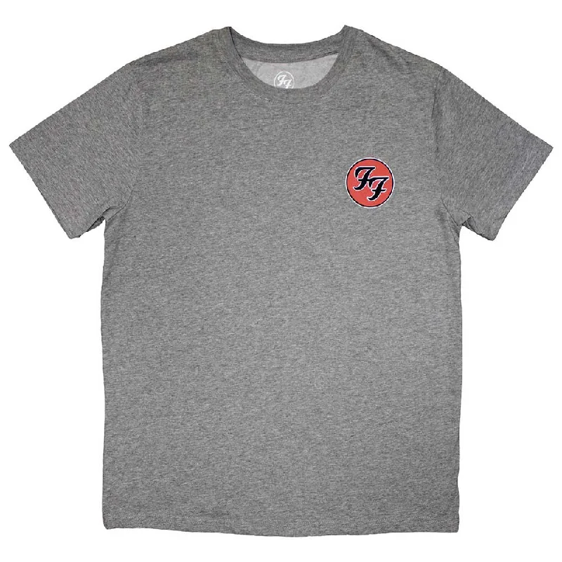 Foo Fighters | Official Band T-Shirt | Mini FF Logo Solid Color Striped Floral