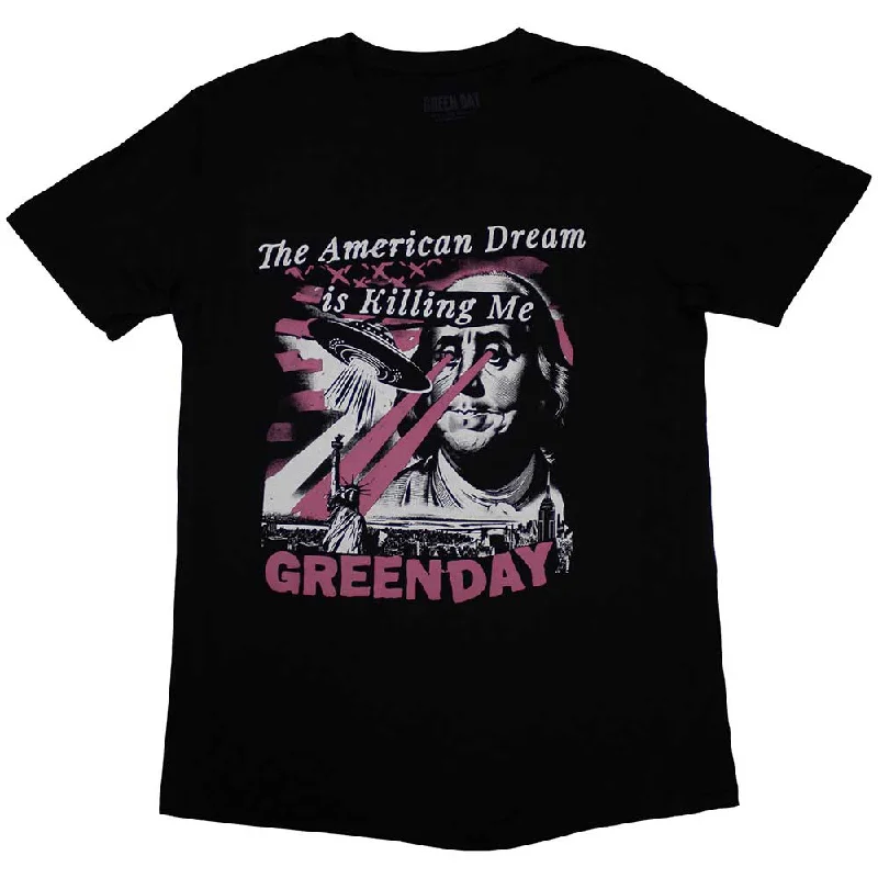 Green Day| Official Band  T-Shirt | American Dream Seamless Knitted Crochet