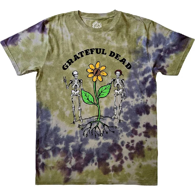 Grateful Dead | Official Band T-Shirt | Keep It Green (Wash Collection) Silk Blend Satin Velvet