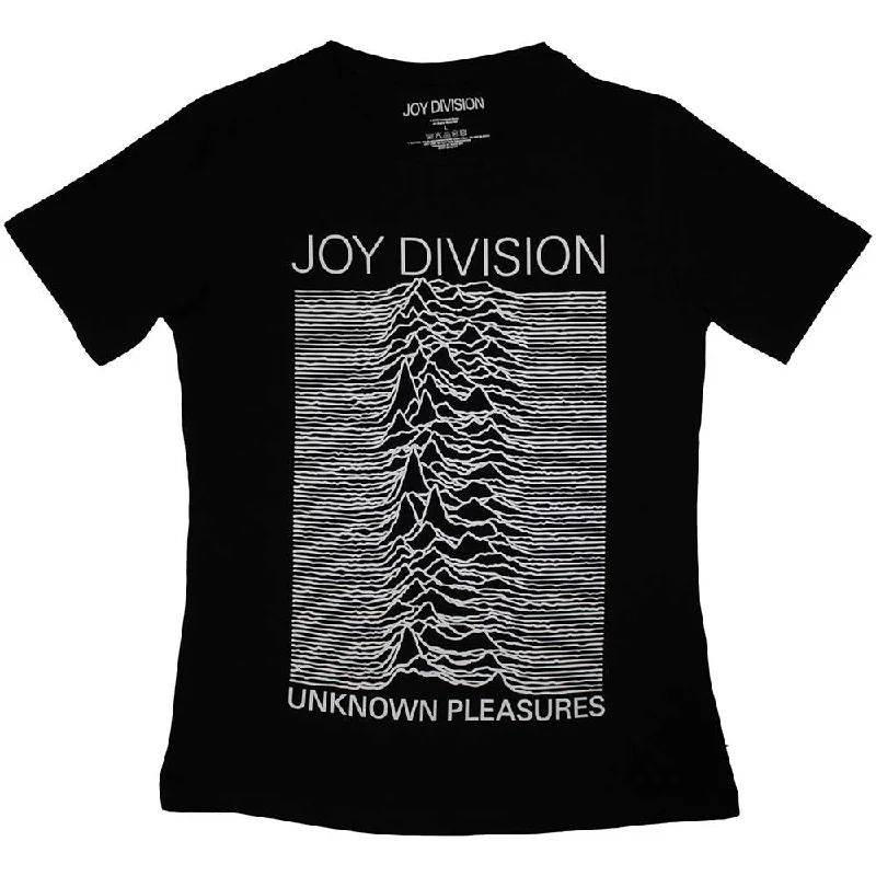 Joy Division | Official Band Ladies T-Shirt | Unknown Pleasures FP Layered Multi-layer Single Layer