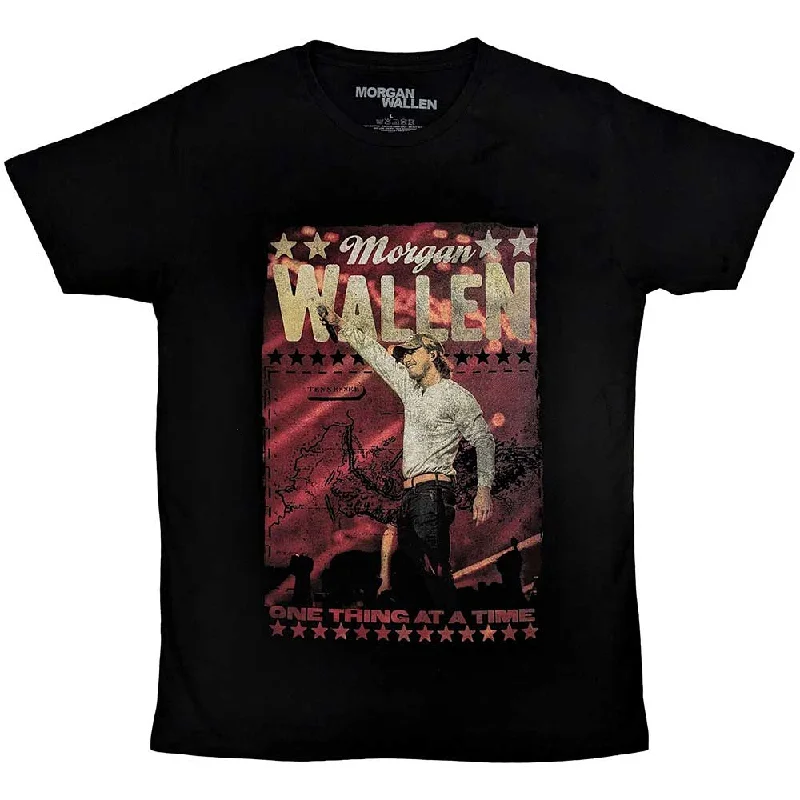 Morgan Wallen | Official Band T-Shirt | One Thing At A Time Solid Print Embellished