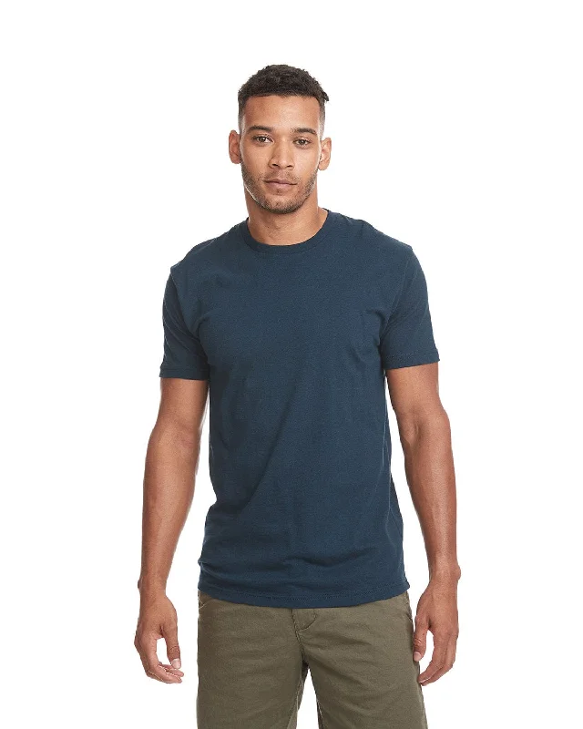 Next Level Unisex Short Sleeve T-Shirt | Cool Blue Nylon Fabric Polyester Fabric Spandex Fabric