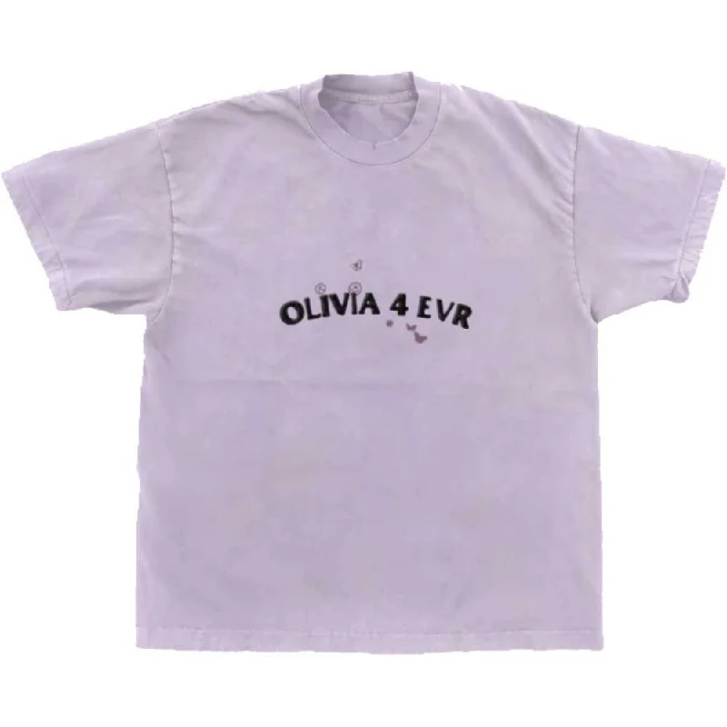 Olivia Rodrigo | Official Band T-Shirt | Olivia 4 Evr Brutal Mesh Canvas Denim