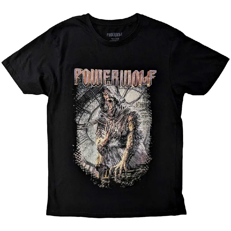 Powerwolf| Official Band  T-Shirt | No Prayer (Back Print) Elegant Classic Vintage