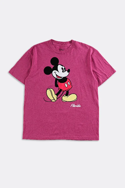 Vintage Disney Tee - L Mesh Blend Leather Blend Suede Blend