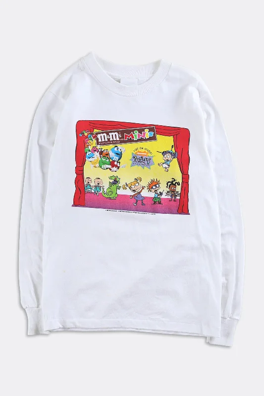 Vintage Rugrats Longsleeve Tee - XXS Zippered Front Buttoned Front Snap Front