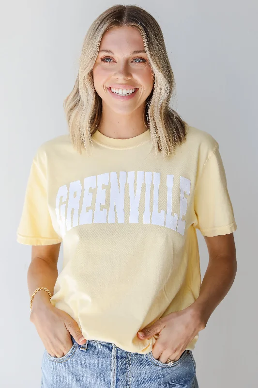 Yellow Greenville Tee Cozy Warm Stylish