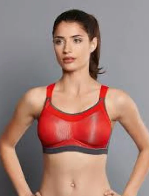 Anita Active Momentum Wire Free Sports Bra, Red Versatile Bralette Set