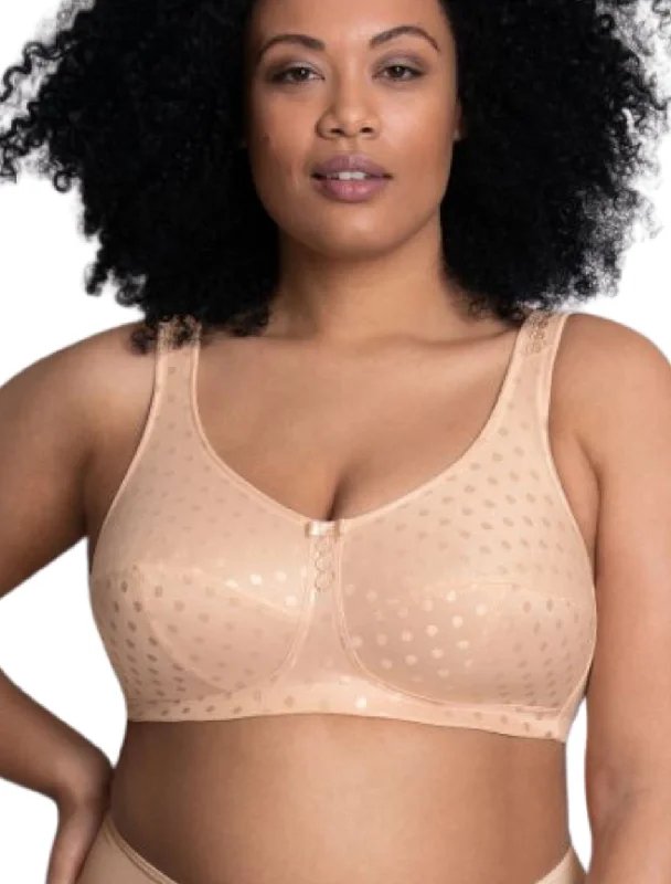 Anita Airita Wireless Comfort Bra, Light Powder | Anita Airita Non-Wired Bra Soft Lace Bra