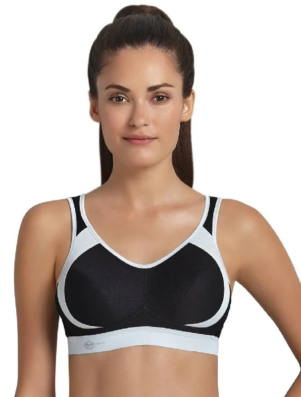 Anita Maximum Support and Extreme control wirefree Sports Bra, Black | Black Anita Wirefree Sports Bras Active Wear Bra