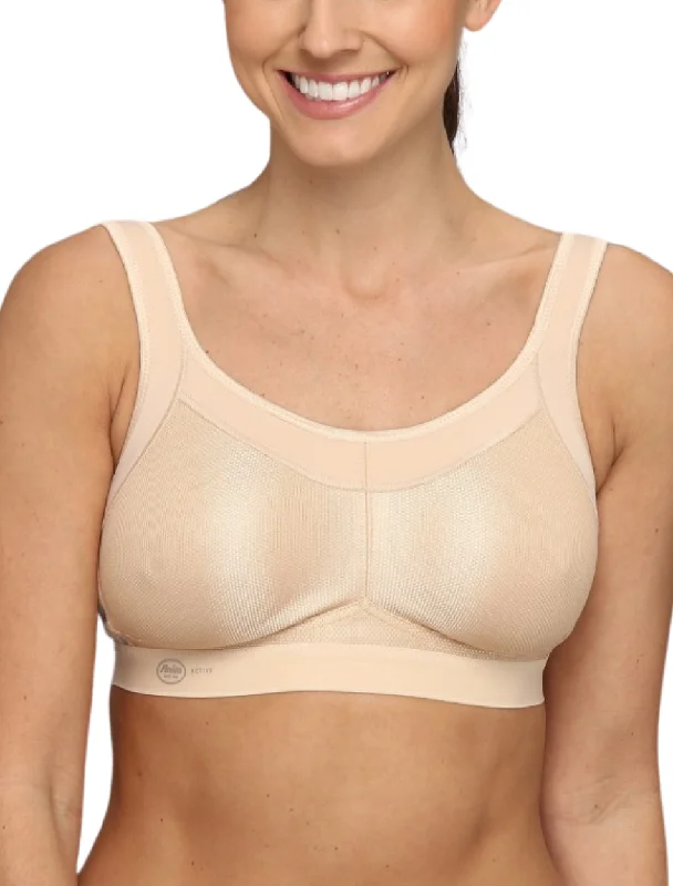 Anita Active Momentum Wire Free Sports Bra, Desert | Anita Wireless Sports Bras Soft Lace Bra Anita Active Momentum Wire Free Sports Bra, Desert | Anita Wireless Sports Bras Soft Lace Bra