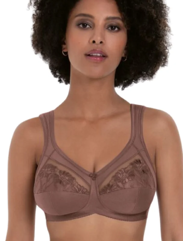 Anita Safina Support bra, Berry | Berry Anita Safina Wireless Full cup Bra | Non Wired Anita Bras Trendy Sports Bra