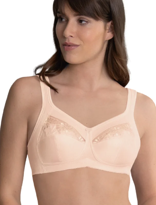 Anita Safina Wireless Post Operative bra, Biscuit | Anita Post Operative Bra Seamless Sports Bra