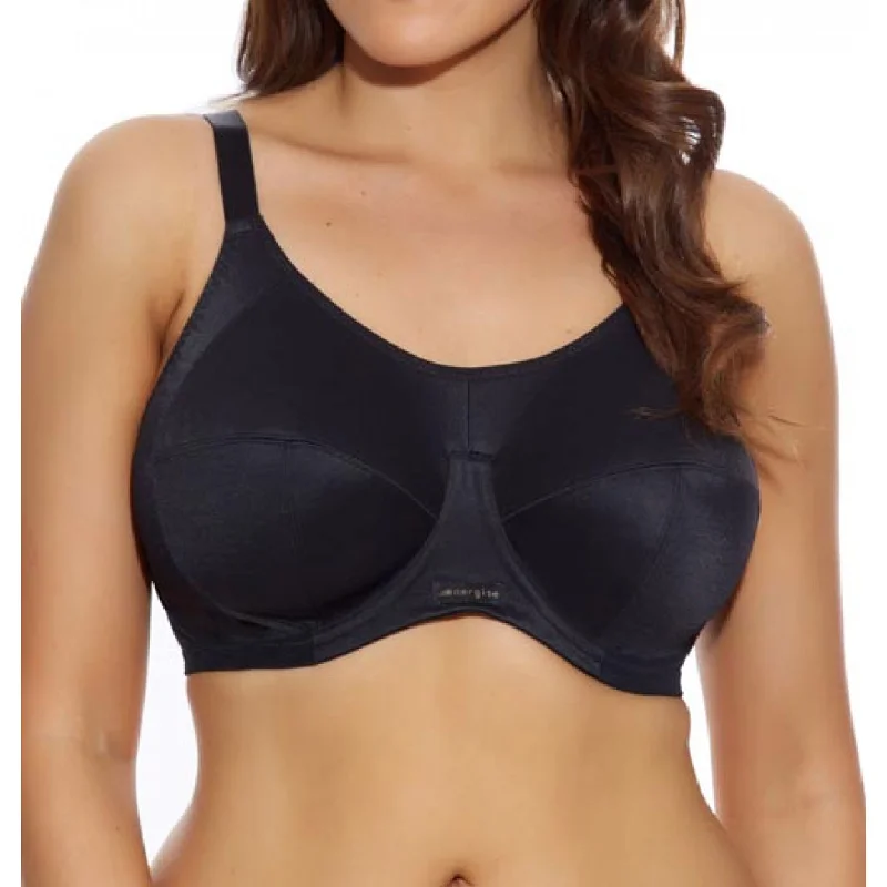 Elomi Energise Sports Bra With Underwire, Black | Elomi Sports Bras | Black Elomi Sports Bras Push-Up Padded Bra Elomi Energise Sports Bra With Underwire, Black | Elomi Sports Bras | Black Elomi Sports Bras Push-Up Padded Bra