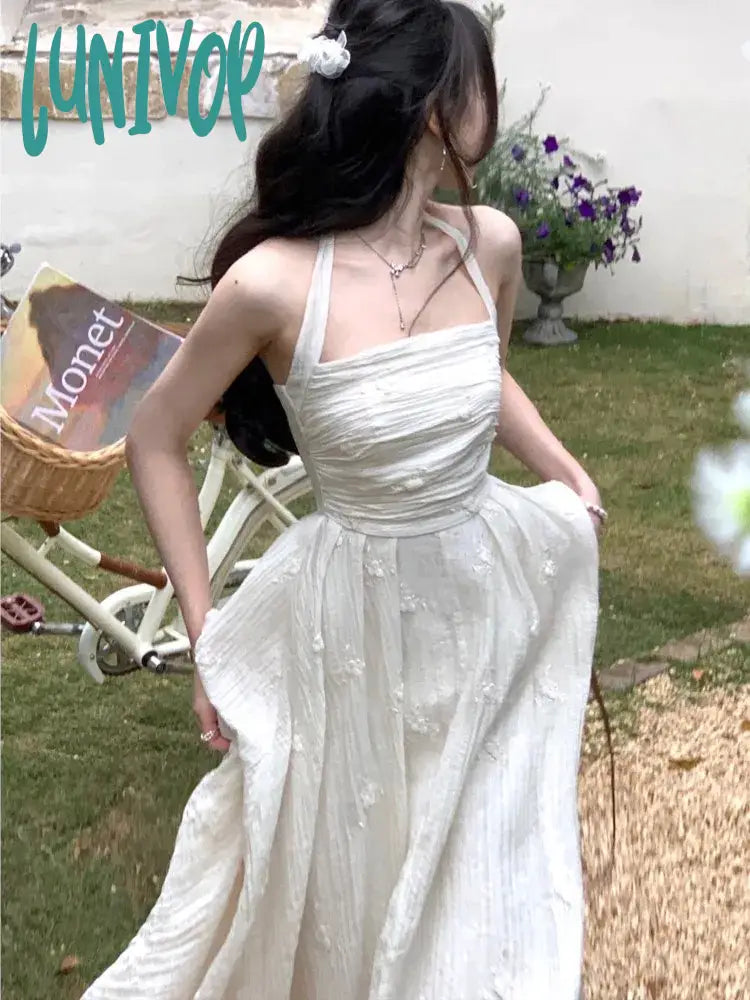 Lunivop Summer Fashion Retro Evening Party Midi Dress Women Elegant Princess Embroider Female Korean Design Slim Clothes Comfortable Fit-and-Flare Midi Dress Lunivop Summer Fashion Retro Evening Party Midi Dress Women Elegant Princess Embroider Female Korean Design Slim Clothes Comfortable Fit-and-Flare Midi Dress