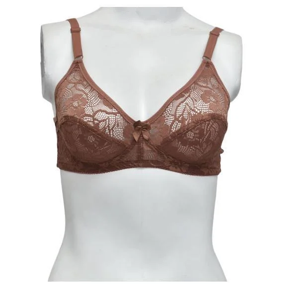 Net Fancy Bra | Unique Ladies see through bra Full Support Bra