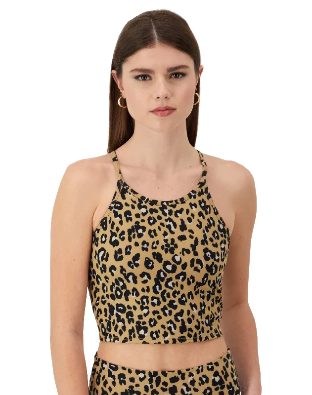 Top de Print Tacto Suave, Bra incluído Push-Up Bralette Set