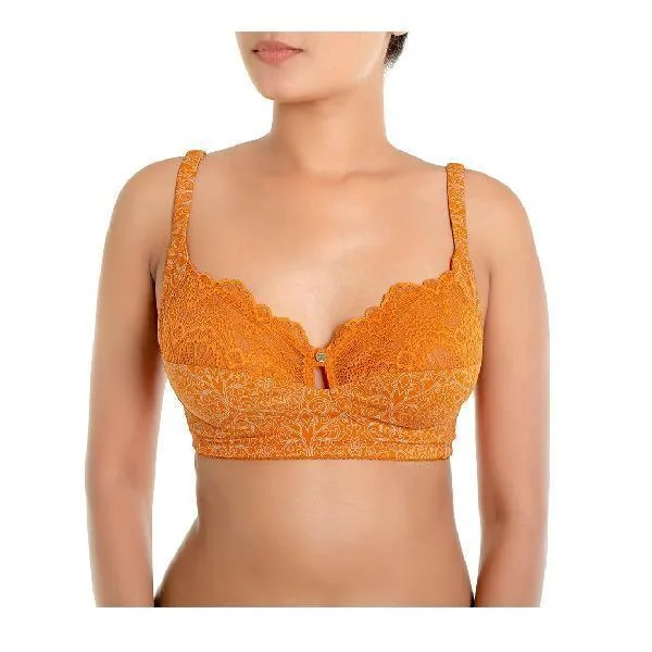 Super Support Comfy Minimizer Nonpadded Bra Sexy Mesh Bralette