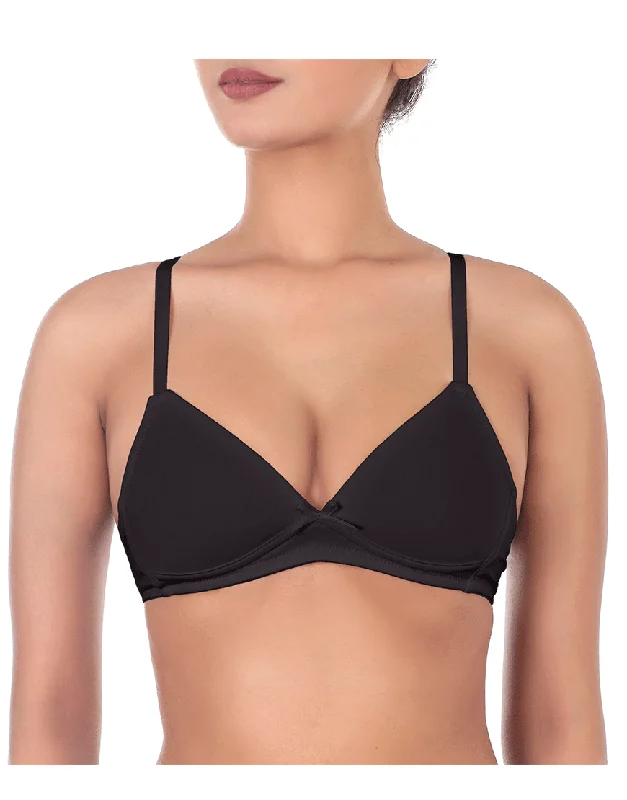 Teenager's Microfiber Wire-free Bra Soft Mesh Bralette