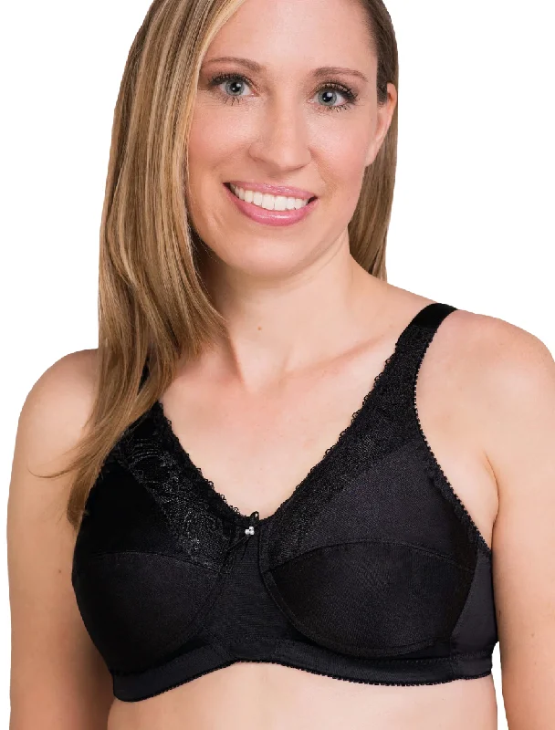 Trulife Barbara Bra, Black | Black Trulife Mastectomy Bras Chic Lace Bralette