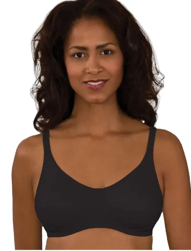 Trulife Lilly Bra, Black| Black Trulife Lilly Mastectomy Bras | Seamless Mastectomy Bras Simple Wireless Bra