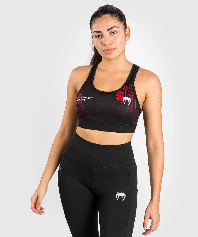 UFC Performance Institute 2.0 Women’s Sport Bra - Black/Red Versatile Bralette Set