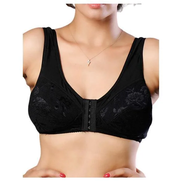 Front Open Post Surgical Bra Supportive Wireless Bra