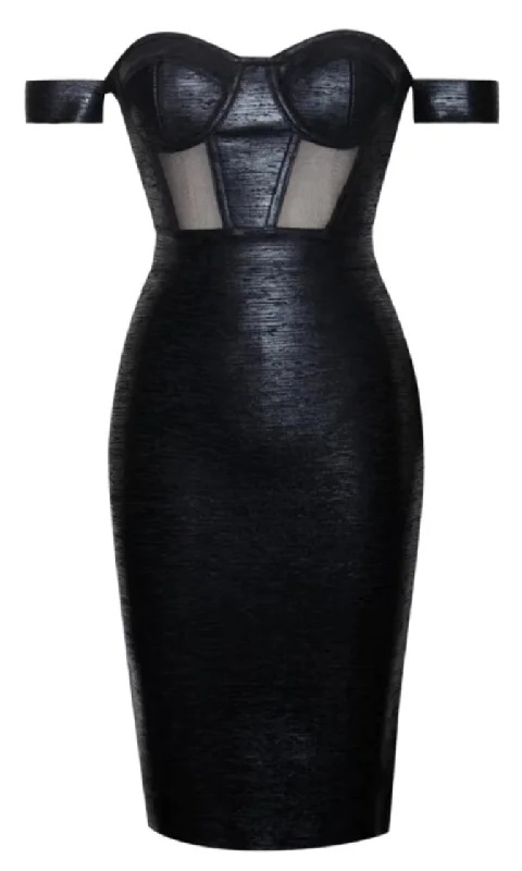 Best Company Off The Shoulder Bustier Sheer Mesh Metallic Bodycon Bandage Midi Dress Fashionable Polka Dot Midi Dress Best Company Off The Shoulder Bustier Sheer Mesh Metallic Bodycon Bandage Midi Dress Fashionable Polka Dot Midi Dress