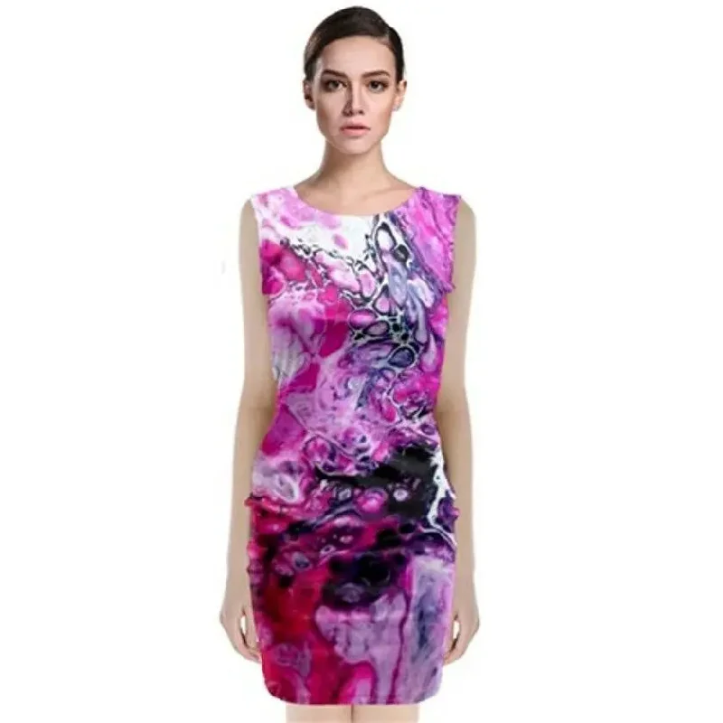 PINK FEARIE Exclusive OriginalDesigner SLEEVELESS MIDI DRESS Size:M SIZE10-12UK Trendy Boho Midi Dress PINK FEARIE Exclusive OriginalDesigner SLEEVELESS MIDI DRESS Size:M SIZE10-12UK Trendy Boho Midi Dress