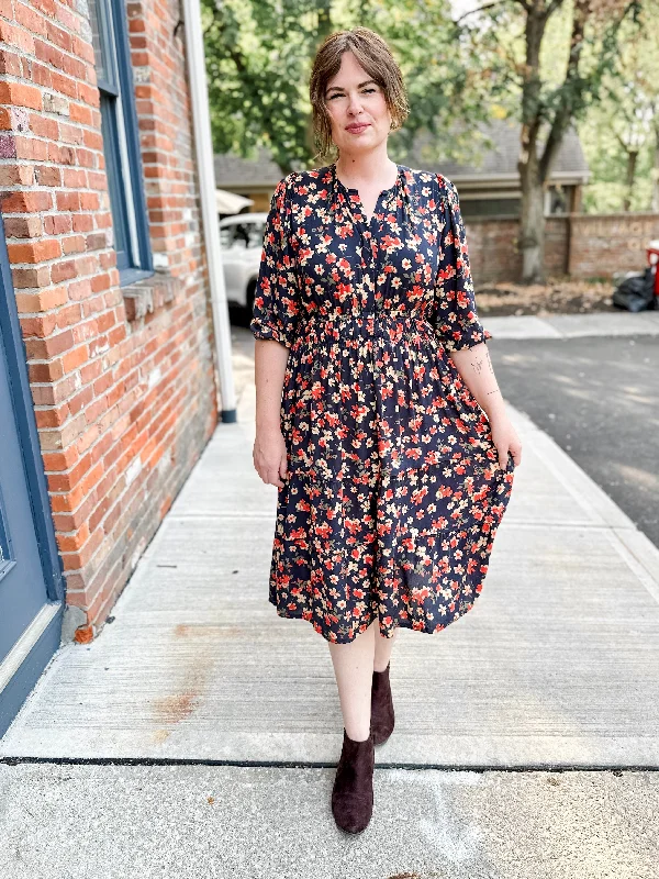 Portofino Midi Dress Trendy Midi Dress with Belt