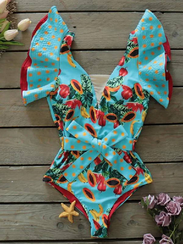 Ashoreshop 2021 New womens swimwear Sexy V-Neck Lace One Piece Swimsuit Button-Front Swimsuit Ashoreshop 2021 New womens swimwear Sexy V-Neck Lace One Piece Swimsuit Button-Front Swimsuit