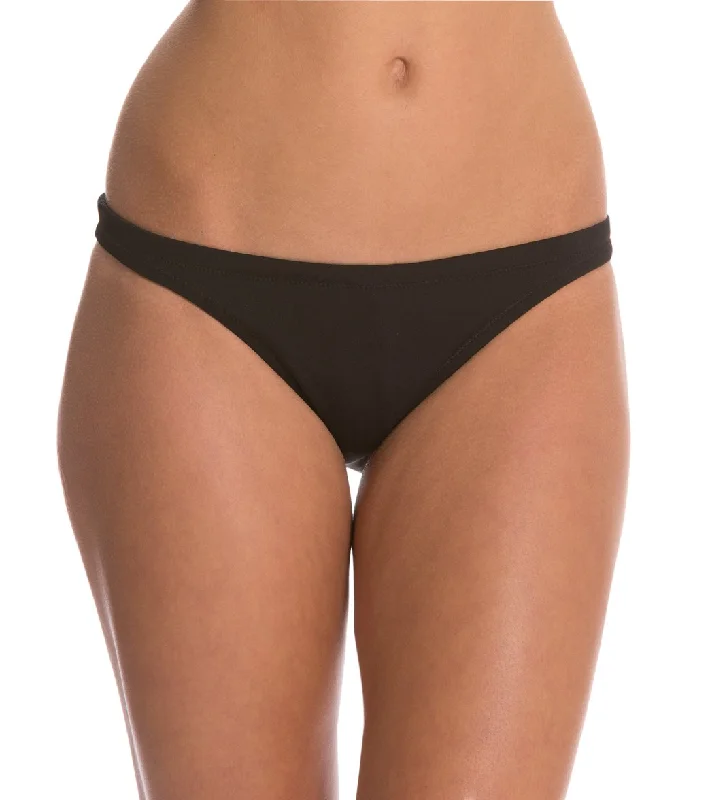 Speedo Solid Lo-Rise Swimsuit Bottom Black Beach Ready Swimsuit