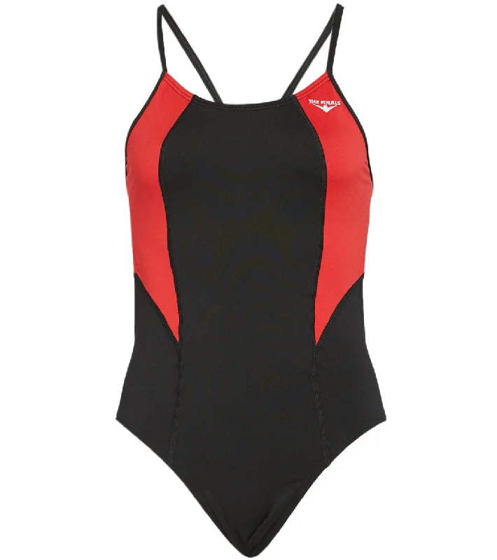 The Finals Women's Surf Splice Swan Back One Piece Swimsuit Two-Piece Beachwear