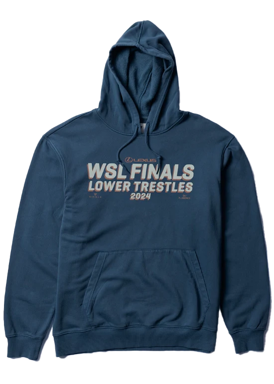 2024 Lexus WSL Finals Trestles Hoodie (Navy) Hoodie with Rhinestones Sparkly Elegant