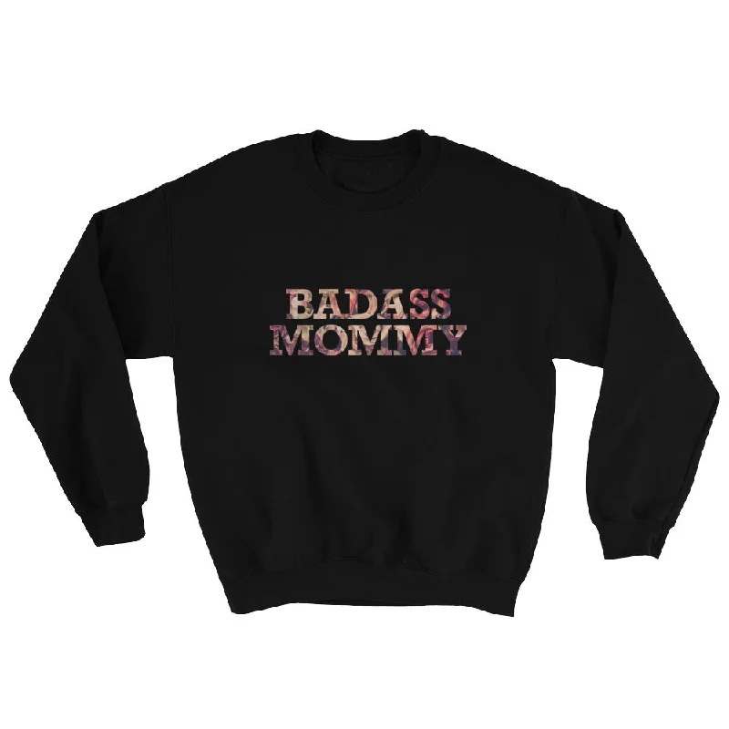 Badass Mommy Roses Sweatshirt Hoodie with Reflective Safety Nightwear