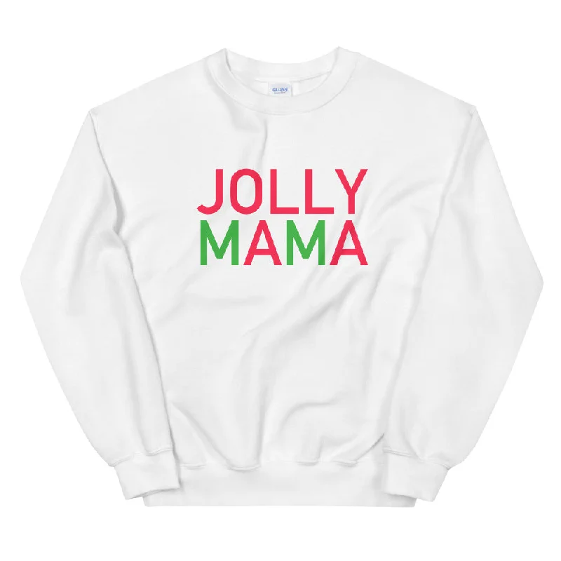 Jolly Mama Sweatshirt Hoodie with Batwing Sleeves Loose Dramatic