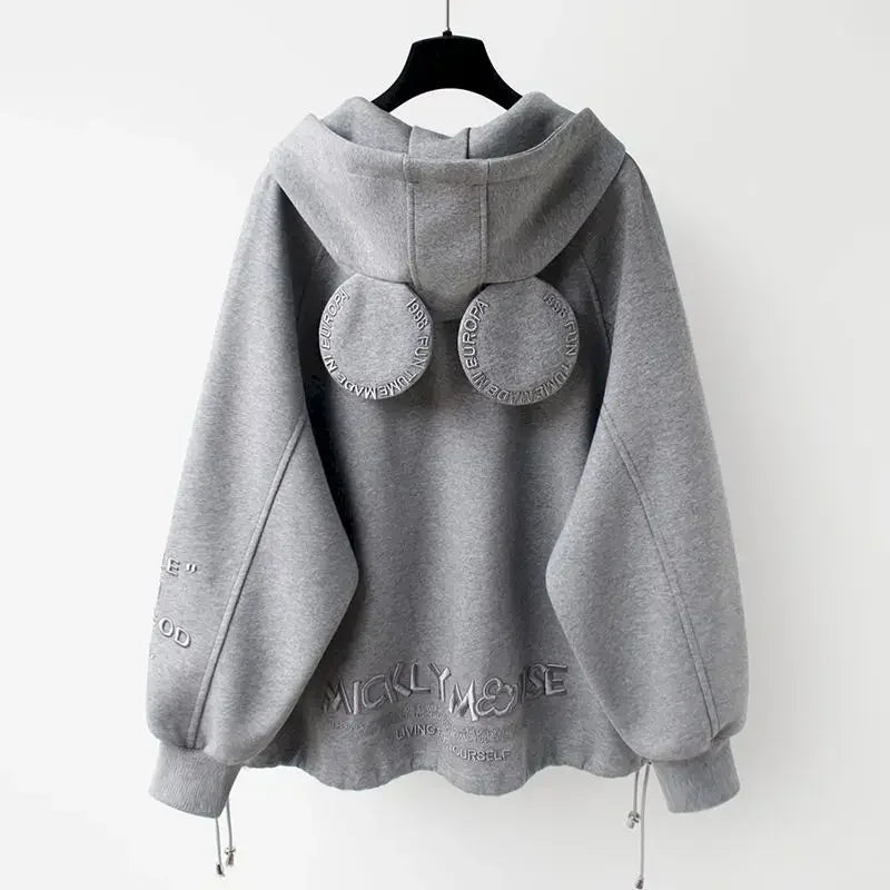 gray with fleece